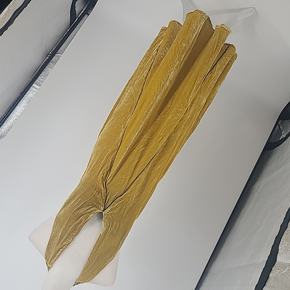 Urban outfitters mustard yellow tie back maxi dress small